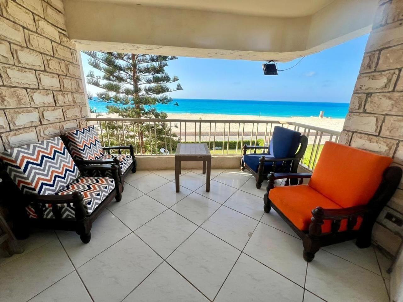 Beachfront Chalet In Green Beach, North Coast El-Alamein Exterior foto
